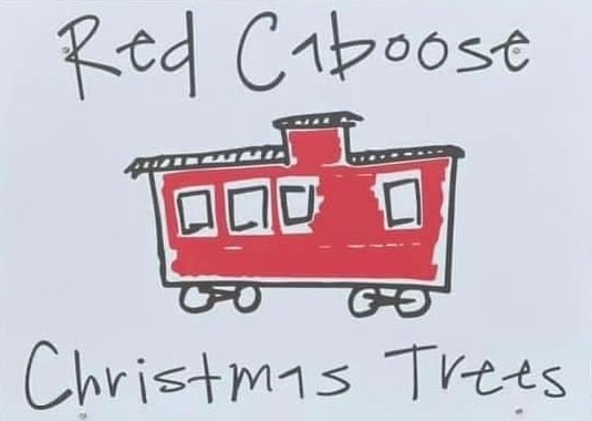 Red Caboose Christmas Trees